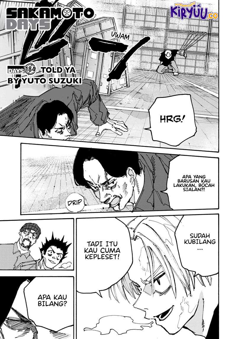 Sakamoto Days Chap 184 - Next Chap 185