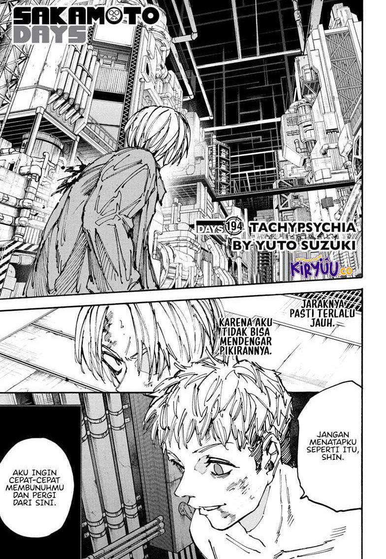 Sakamoto Days Chap 194 - Next Chap 195