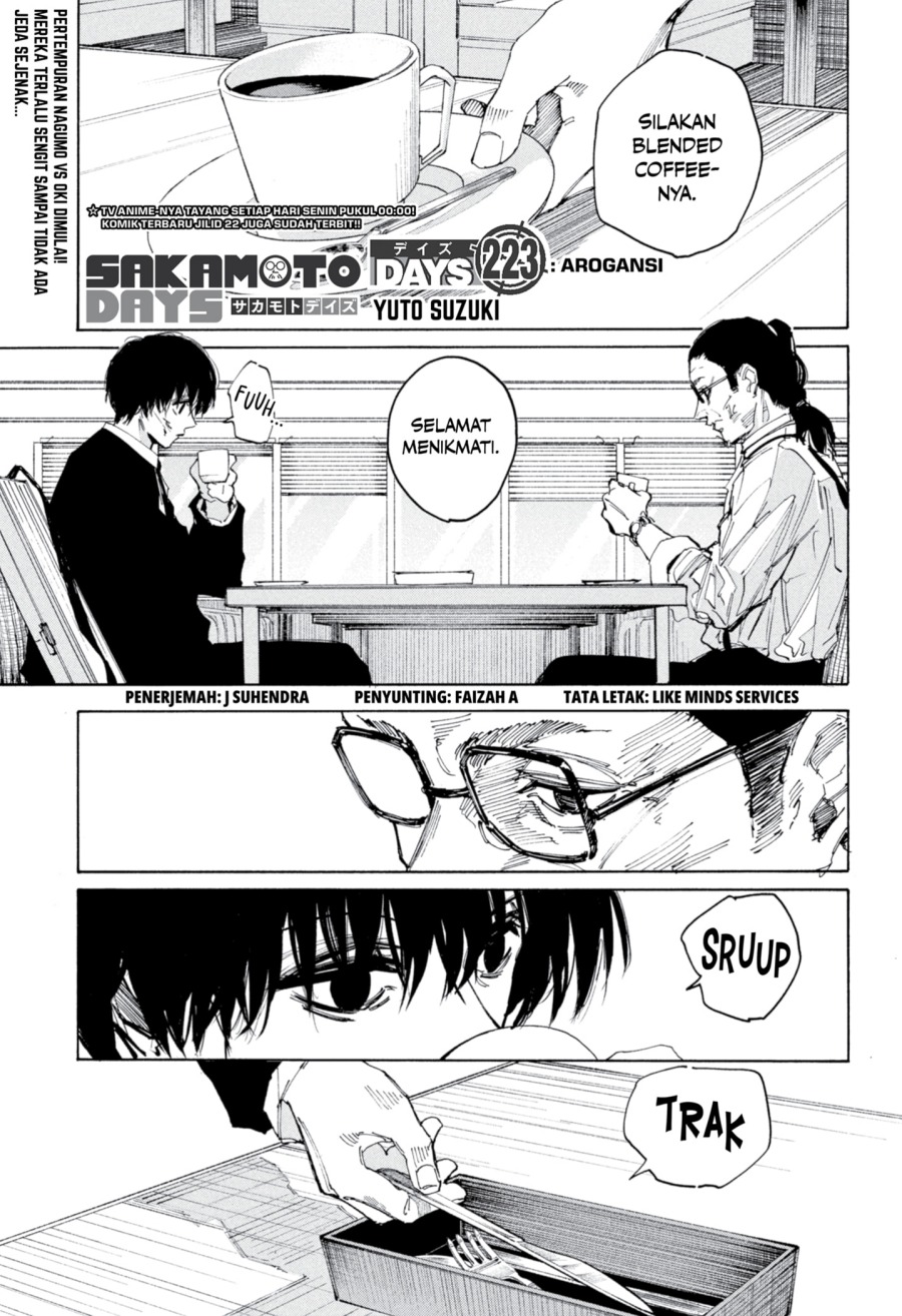 Sakamoto Days Chap 223 - Next Chap 224