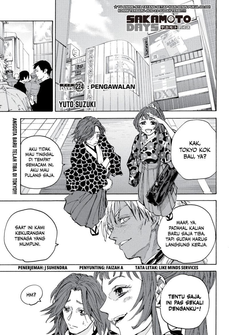 Sakamoto Days Chap 224 - Next Chap 225