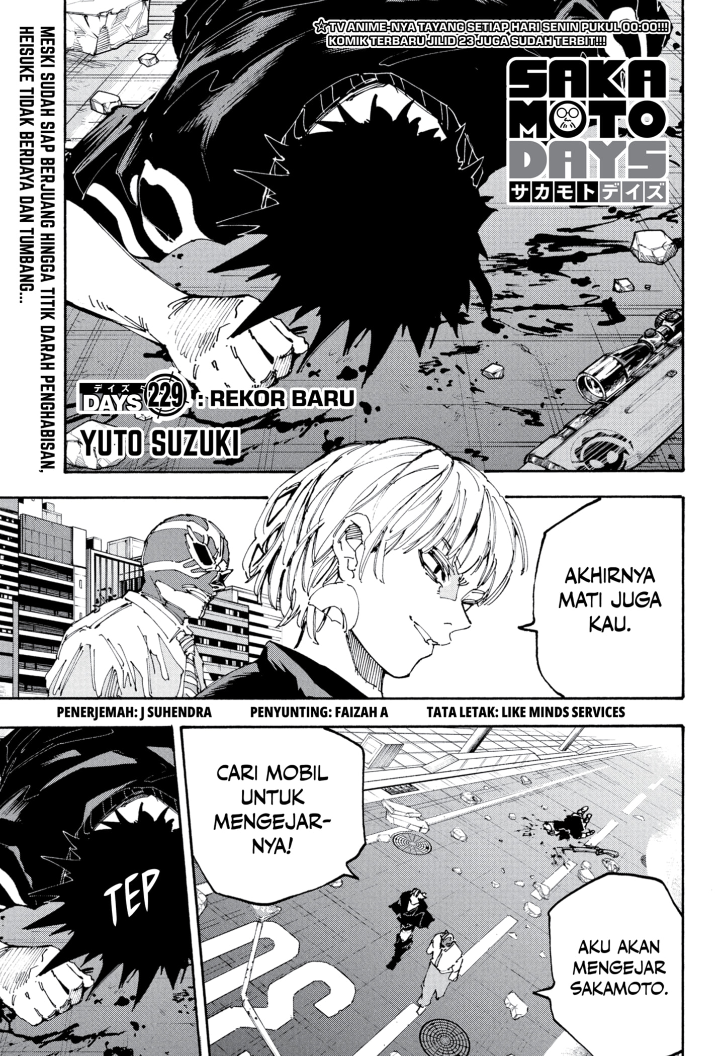 Sakamoto Days Chap 229 - Next Chap 230