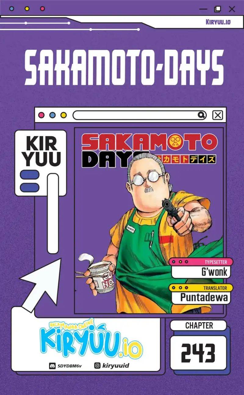 Sakamoto Days Chap 243 - Next Chap 244