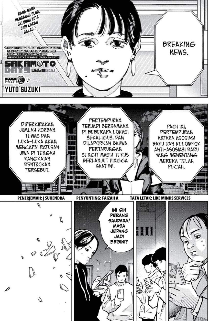 Sakamoto Days Chap 260 - Next Chap 261