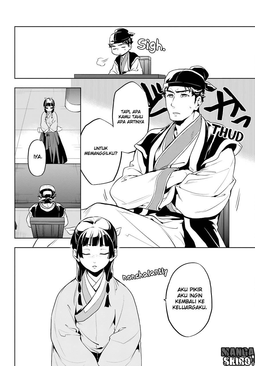 Kusuriya no Hitorigoto Chap 10 - Next Chap 11