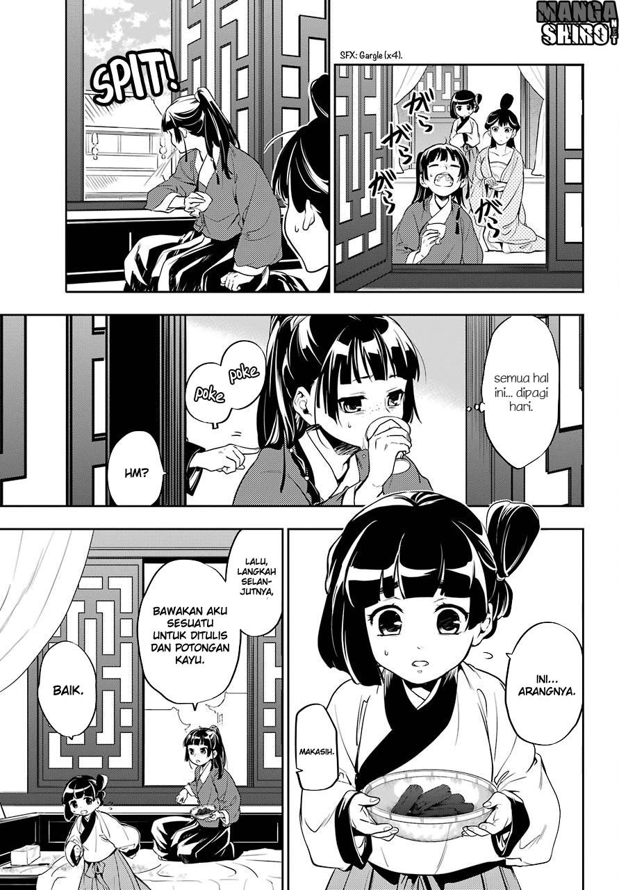 Kusuriya no Hitorigoto Chap 11 - Next Chap 12