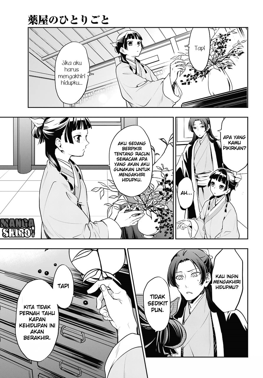 Kusuriya no Hitorigoto Chap 15 - Next Chap 16