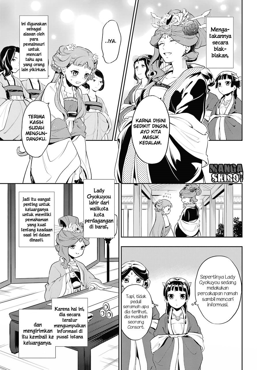 Kusuriya no Hitorigoto Chap 15 - Next Chap 16
