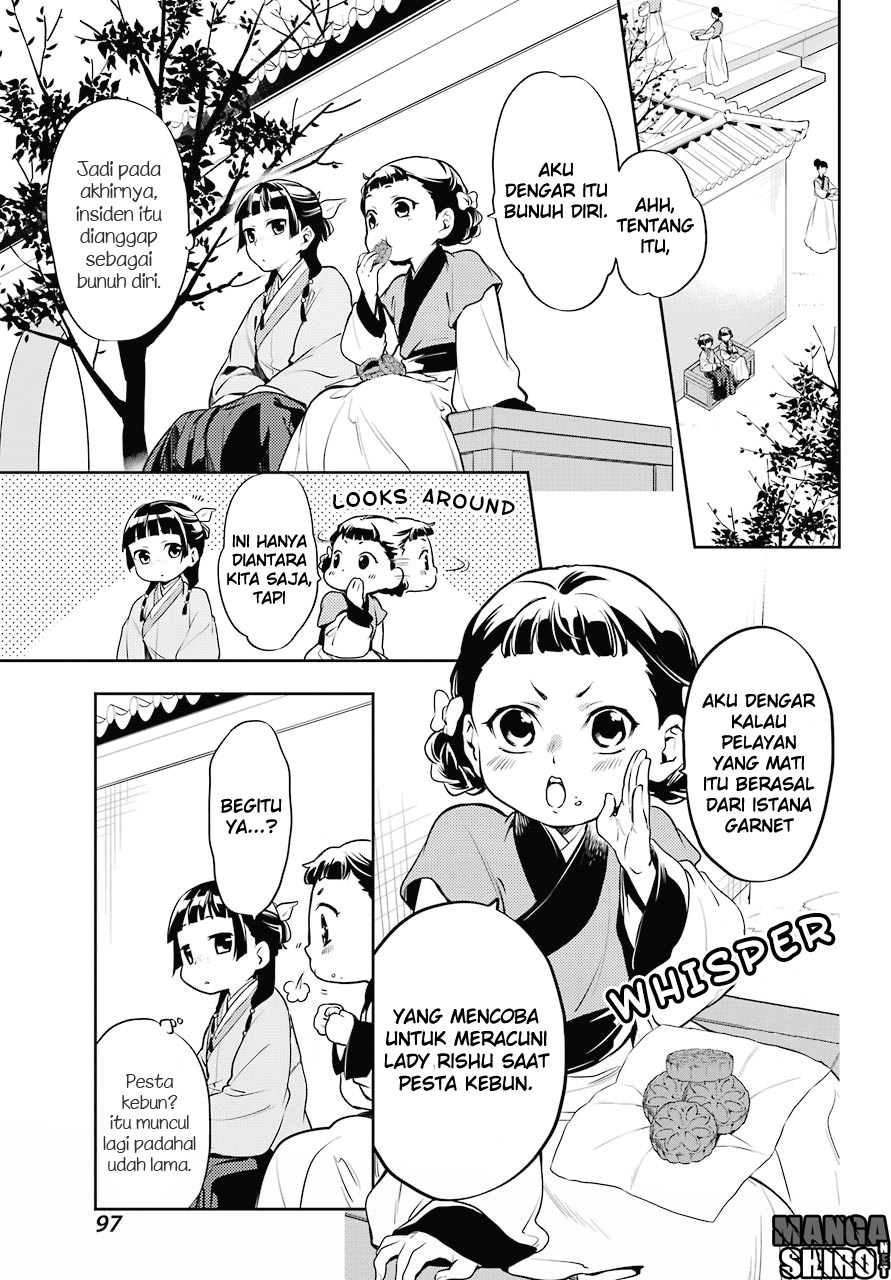 Kusuriya no Hitorigoto Chap 15 - Next Chap 16