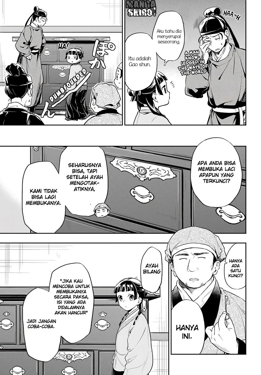 Kusuriya no Hitorigoto Chap 26 - Next Chap 27