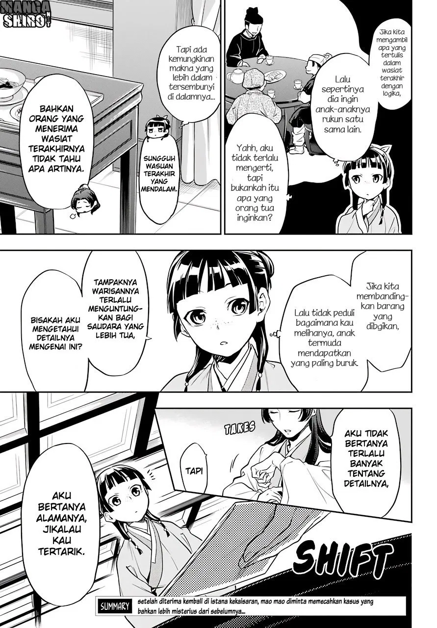 Kusuriya no Hitorigoto Chap 26 - Next Chap 27