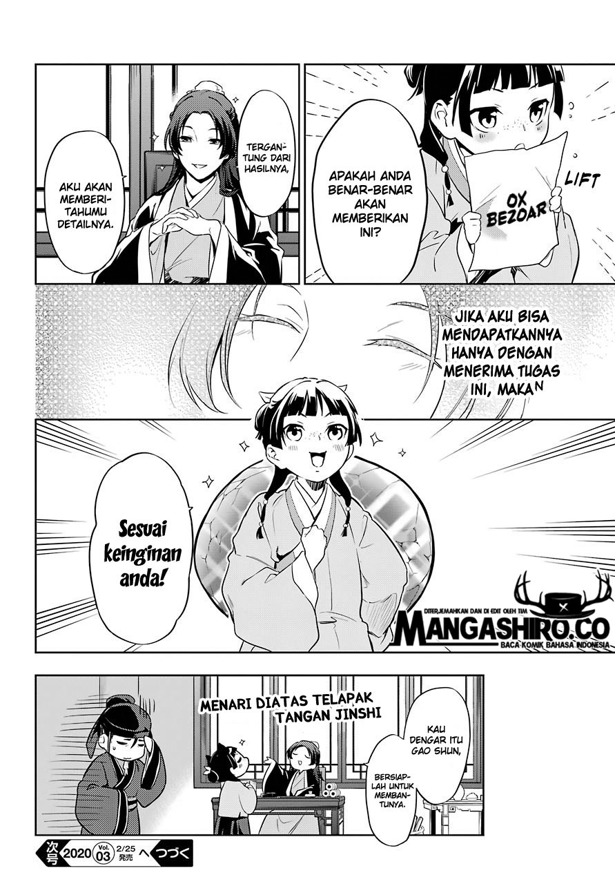 Kusuriya no Hitorigoto Chap 31 - Next Chap 32
