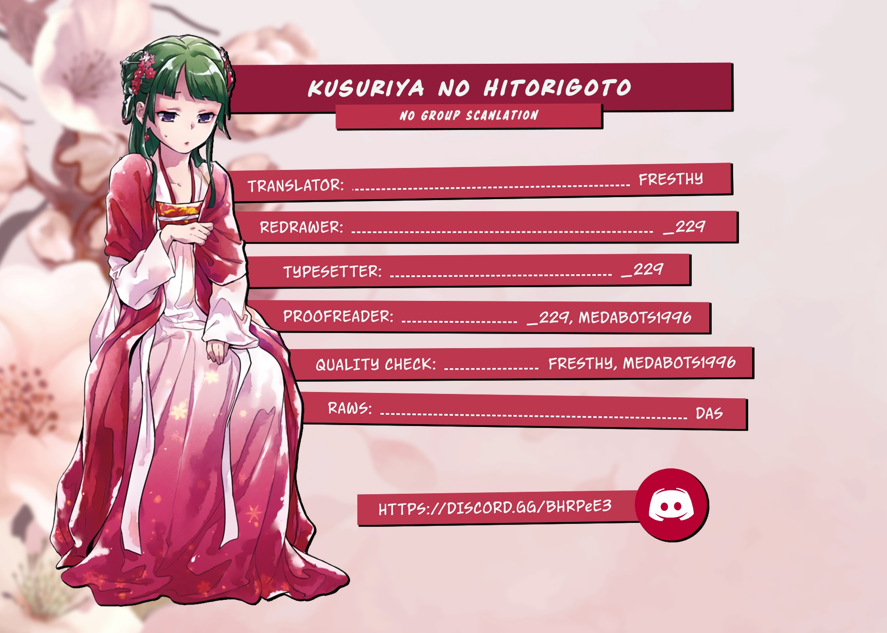 Kusuriya no Hitorigoto Chap 31 - Next Chap 32