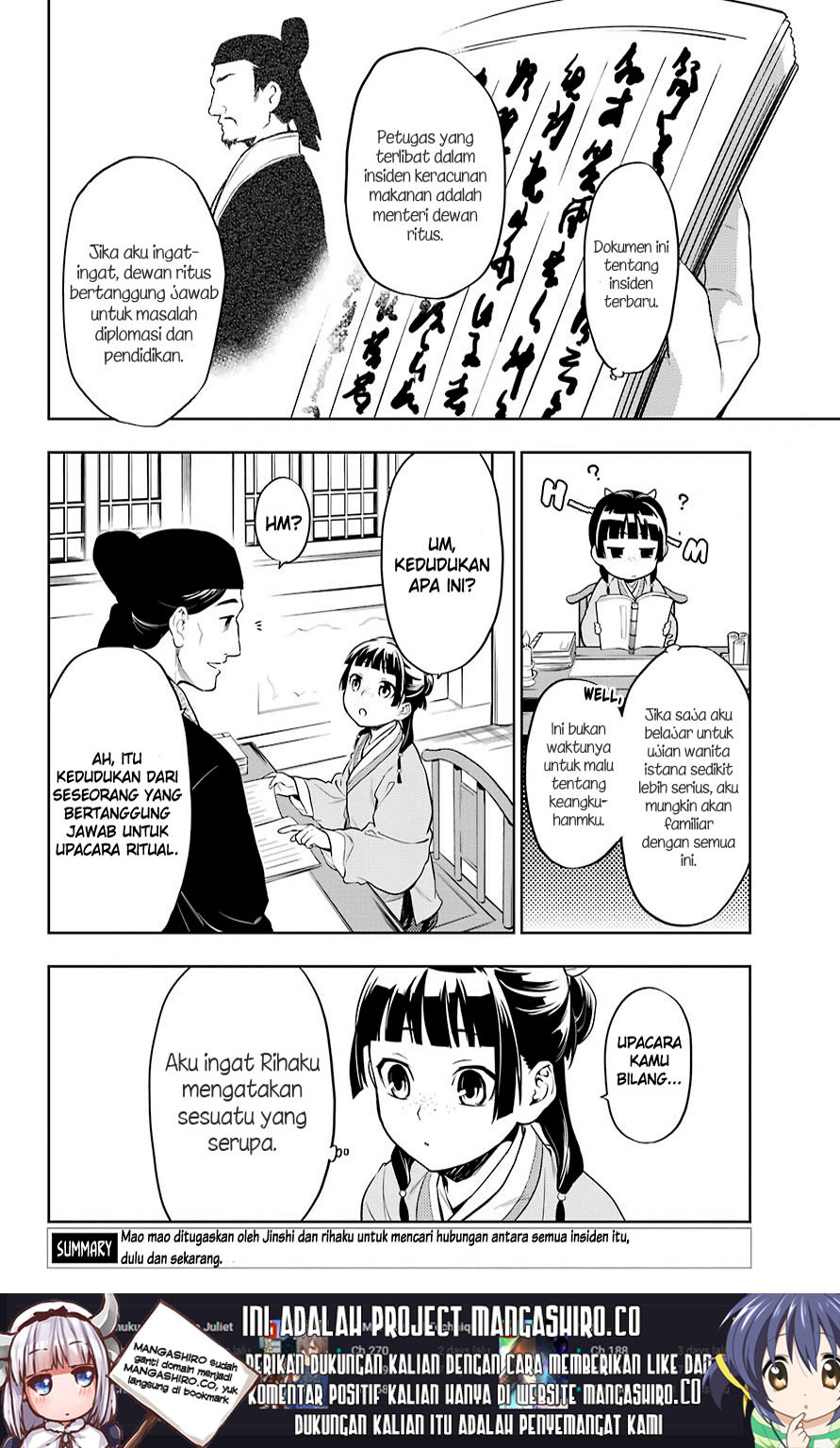 Kusuriya no Hitorigoto Chap 32 - Next Chap 33