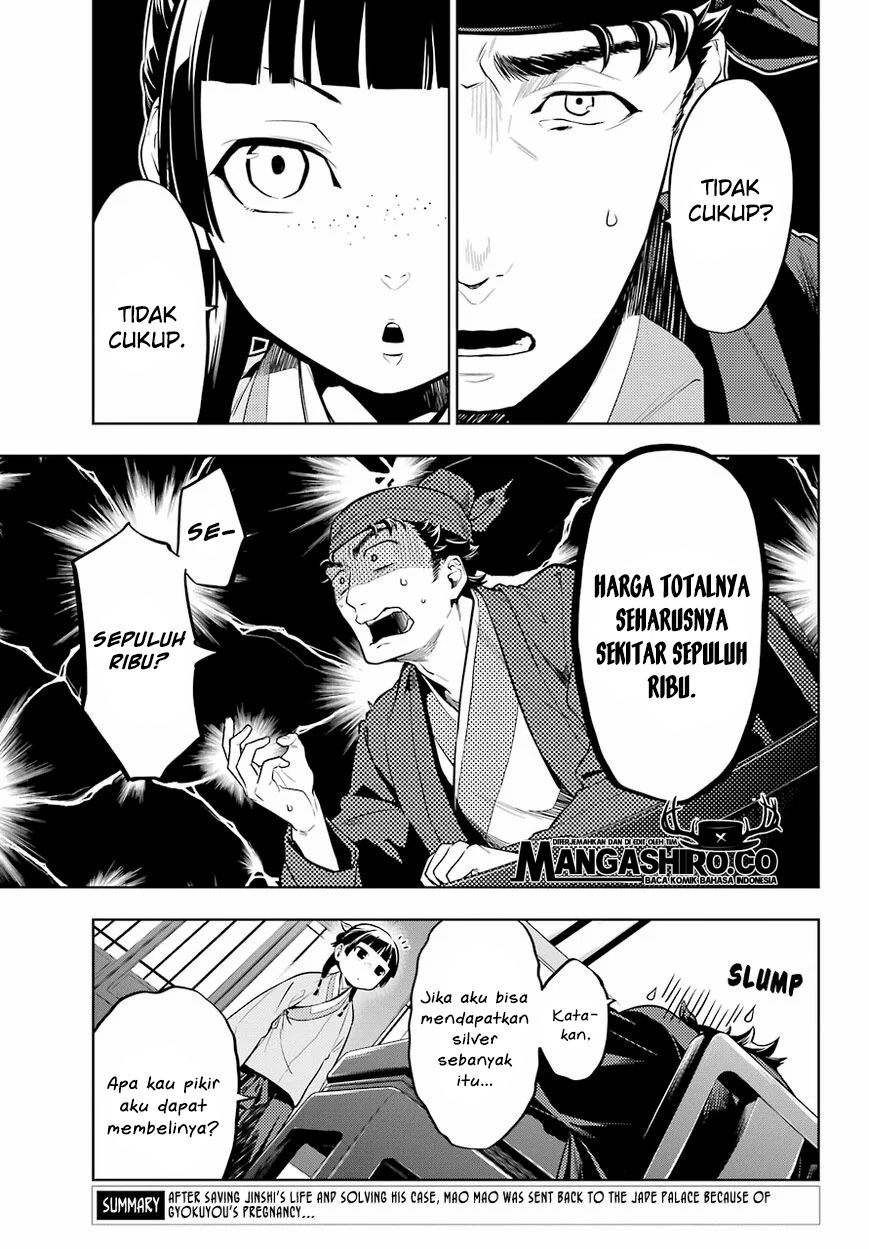 Kusuriya no Hitorigoto Chap 36 - Next Chap 37