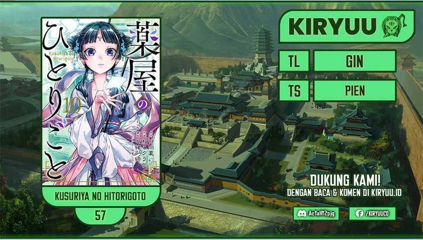 Kusuriya no Hitorigoto Chap 57 - Next Chap 58