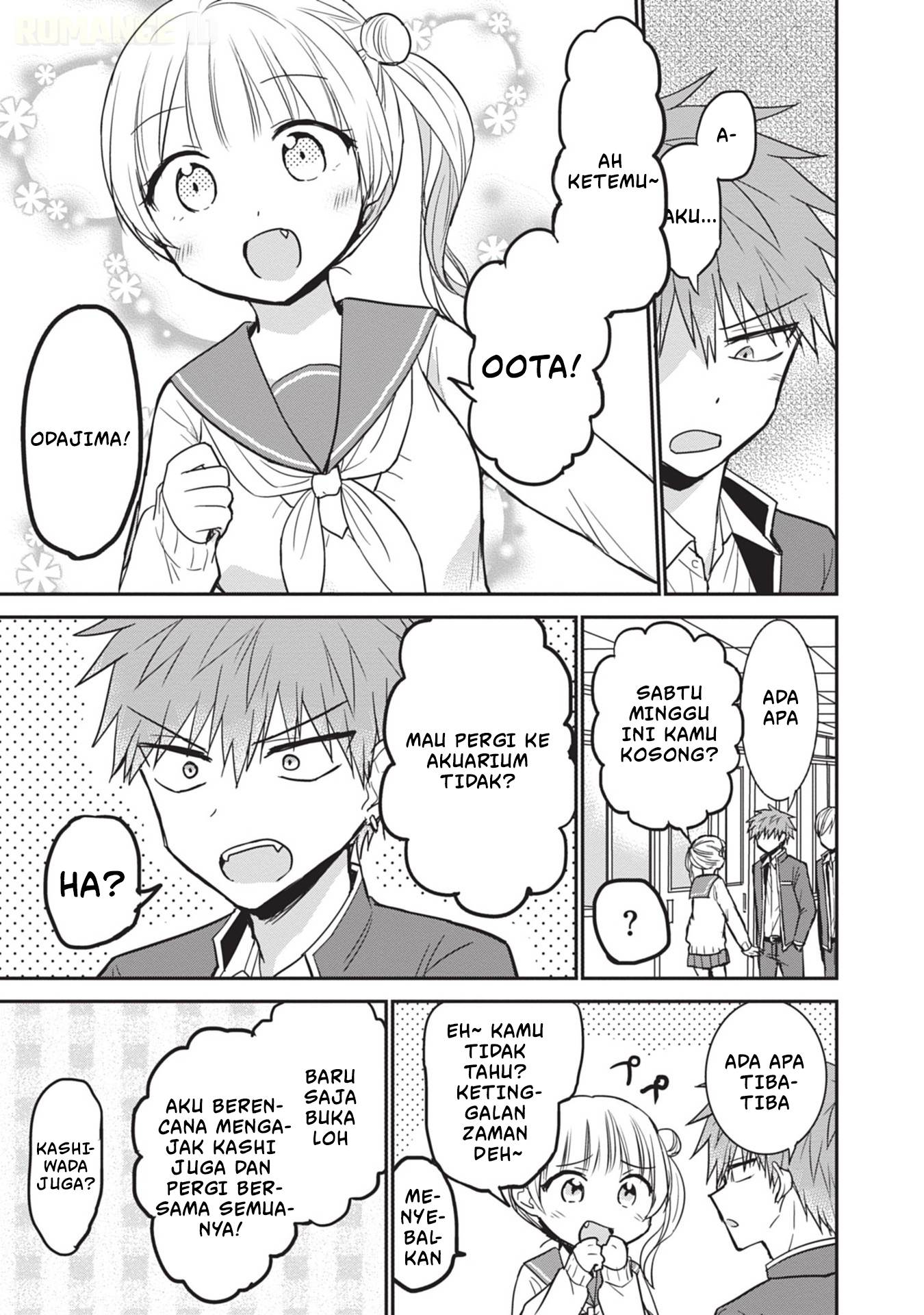 Kao ni denai Kashiwada-san to Kao ni deru Ota-kun Chap 97 - Next Chap 98