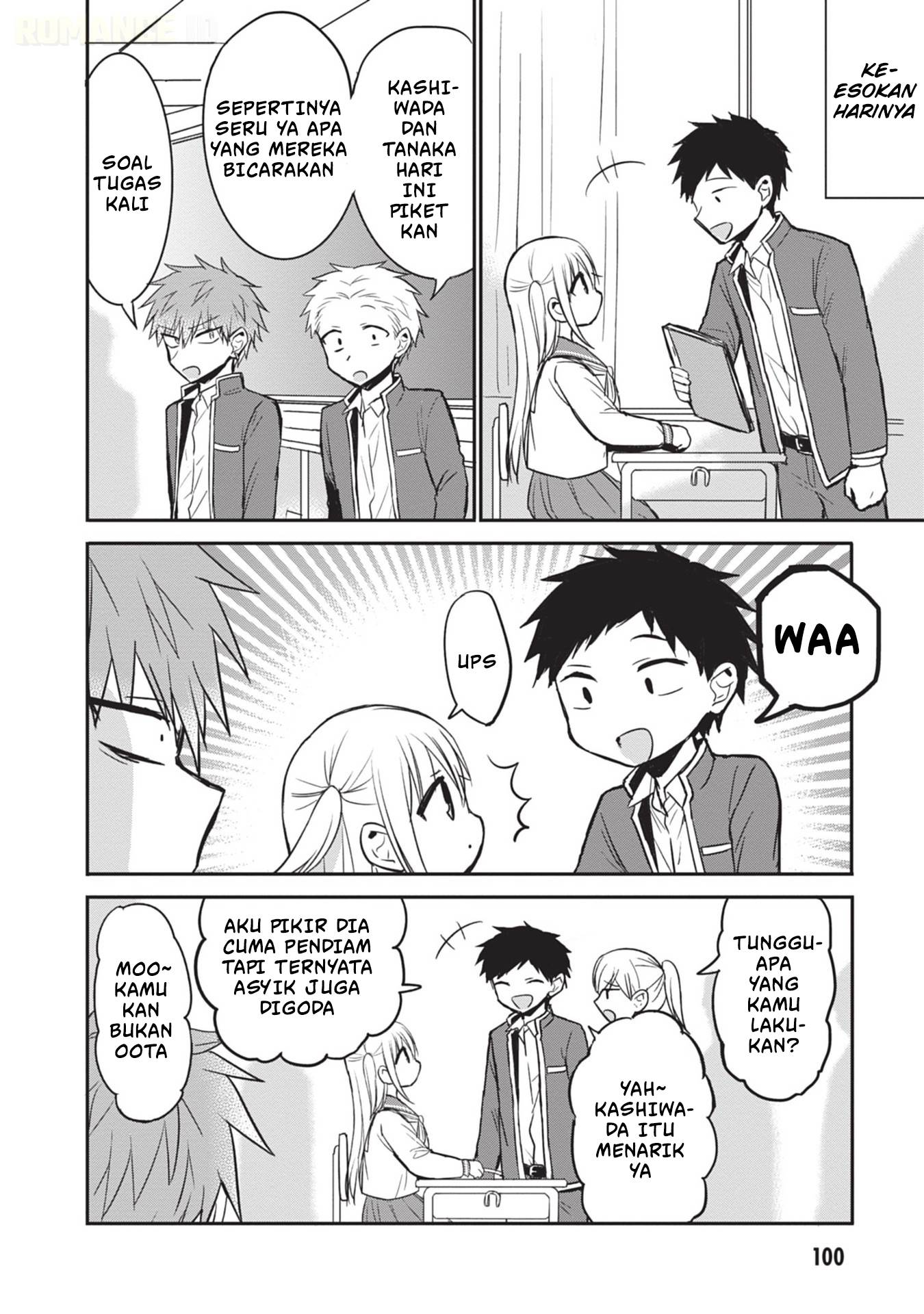 Kao ni denai Kashiwada-san to Kao ni deru Ota-kun Chap 95 - Next Chap 96