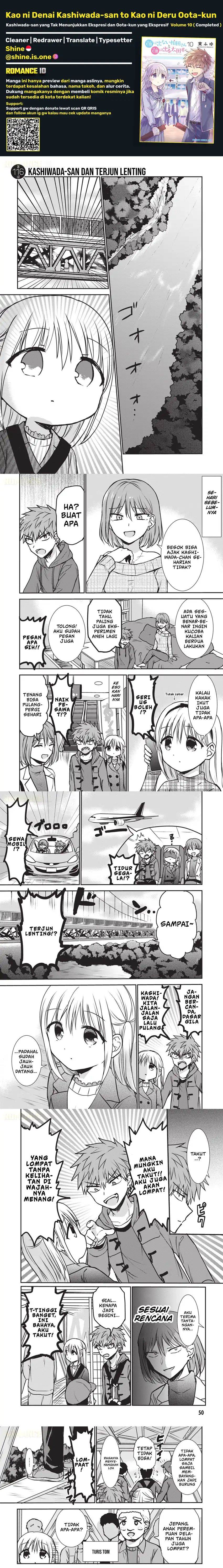 Kao ni denai Kashiwada-san to Kao ni deru Ota-kun Chap 116 - Next Chap 117