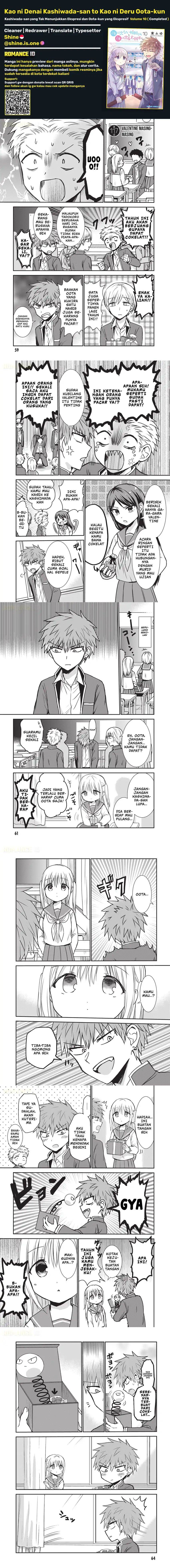 Kao ni denai Kashiwada-san to Kao ni deru Ota-kun Chap 117 - Next Chap 118