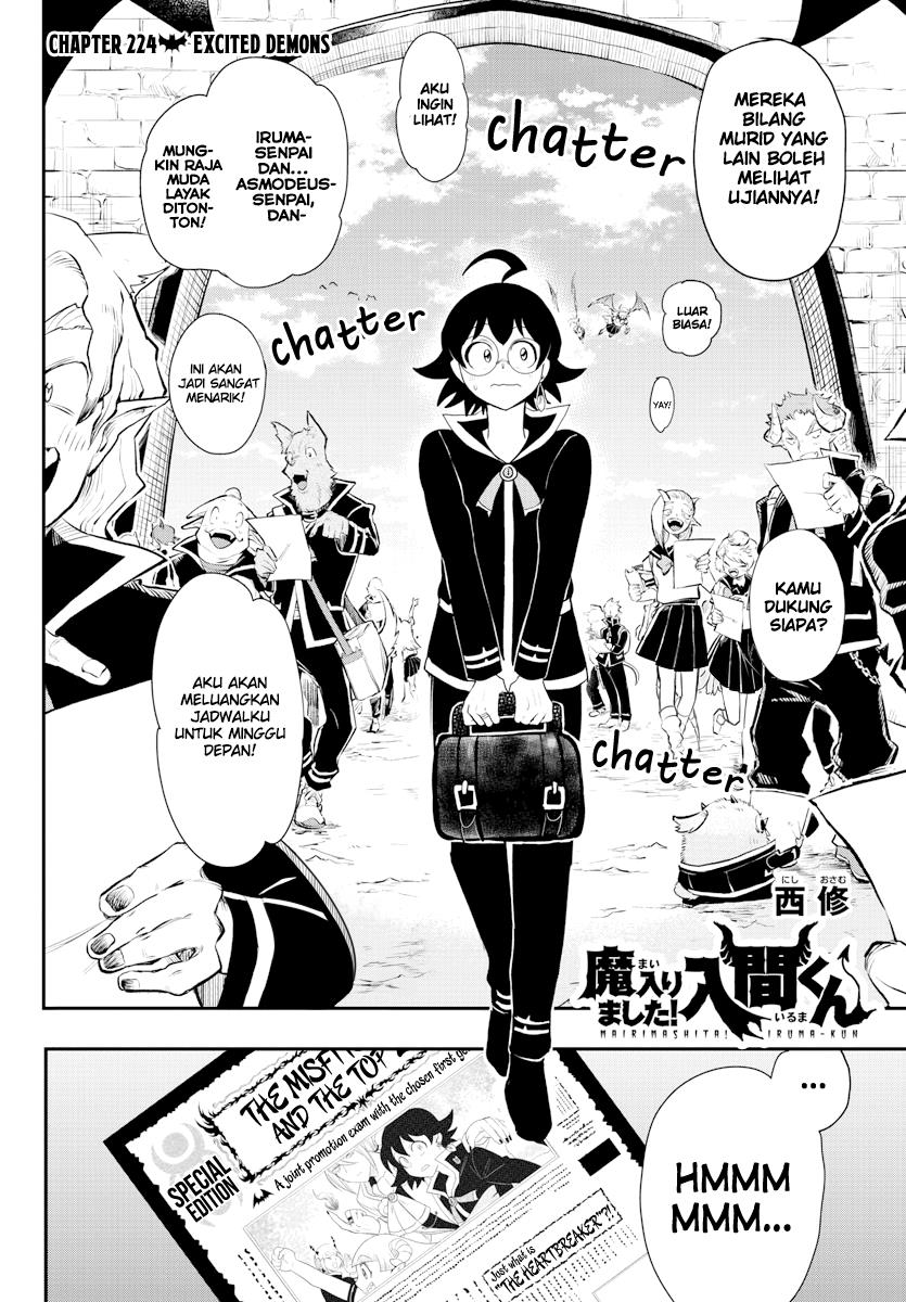 Mairimashita! Iruma-kun Chap 224 - Next Chap 225