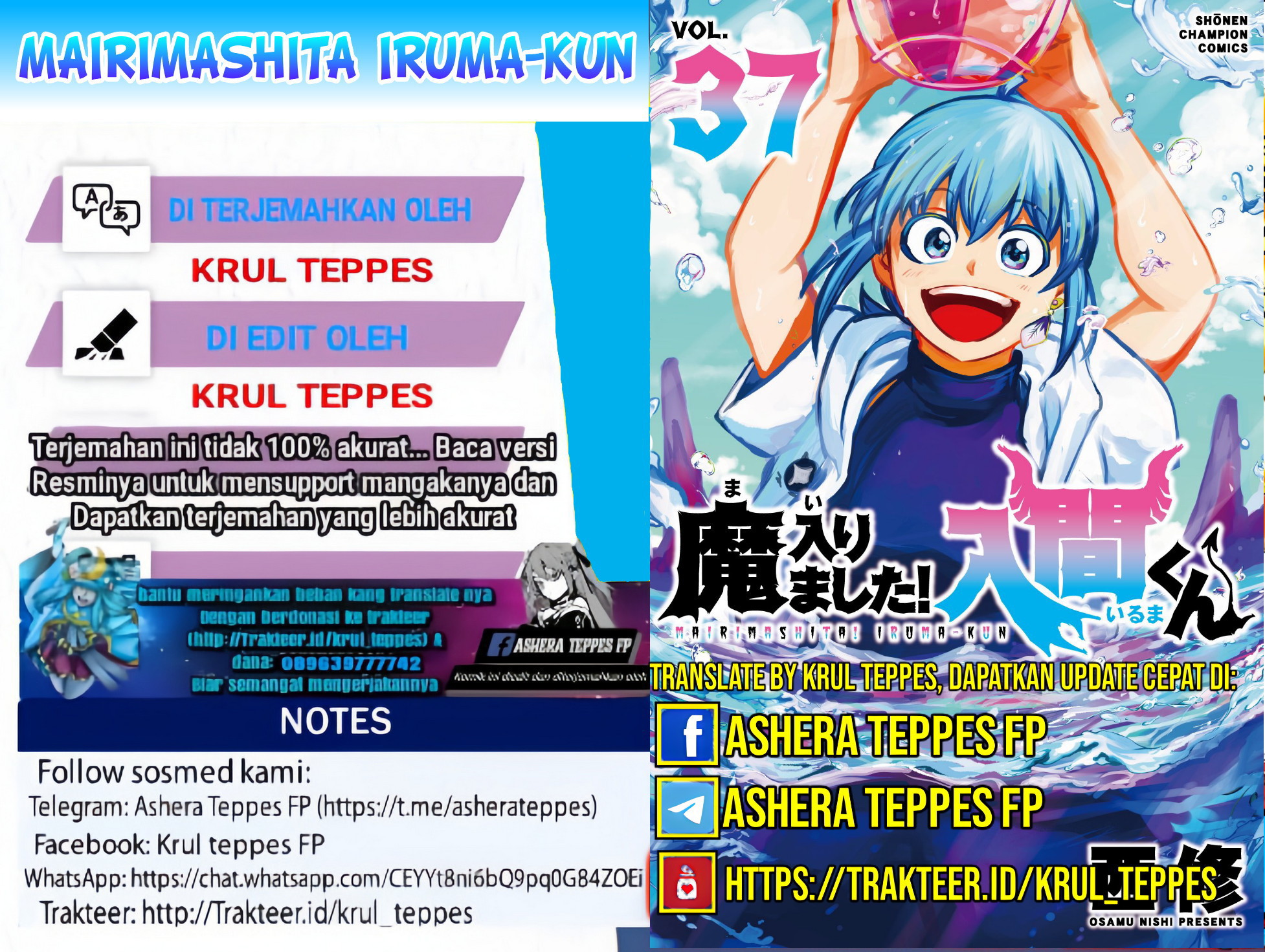 Mairimashita! Iruma-kun Chap 342 - Next Chap 343