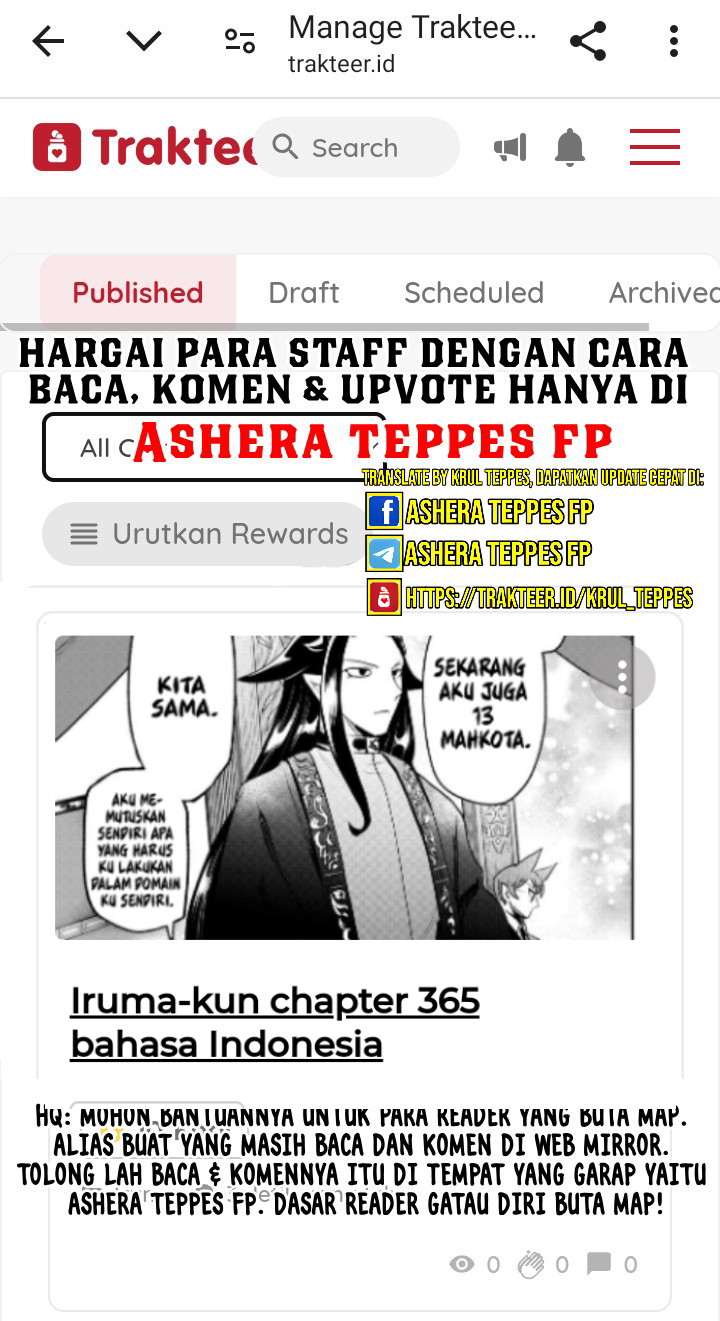 Mairimashita! Iruma-kun Chap 361 - Next Chap 362