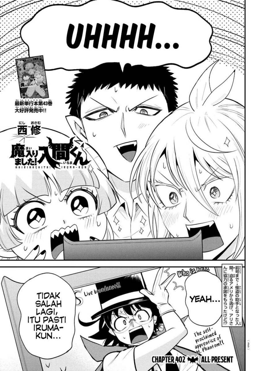 Mairimashita! Iruma-kun Chap 402 - Next Chap 403