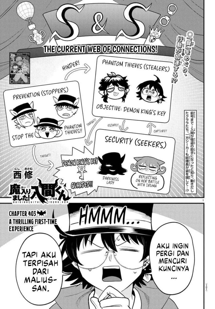 Mairimashita! Iruma-kun Chap 403 - Next Chap 404