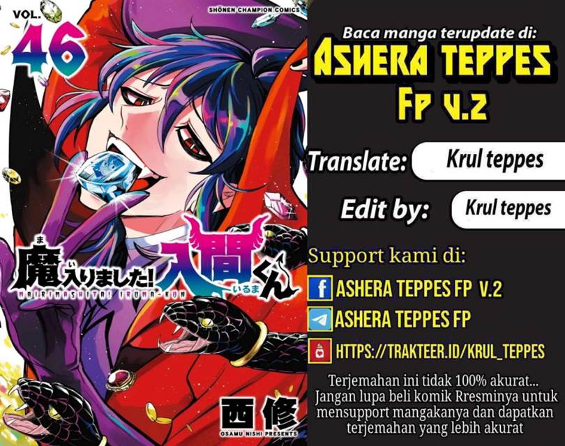 Mairimashita! Iruma-kun Chap 420 - Next Chap 421