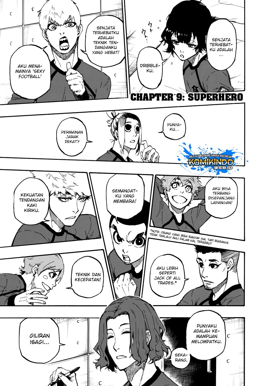 Blue Lock Chap 9 - Next Chap 10