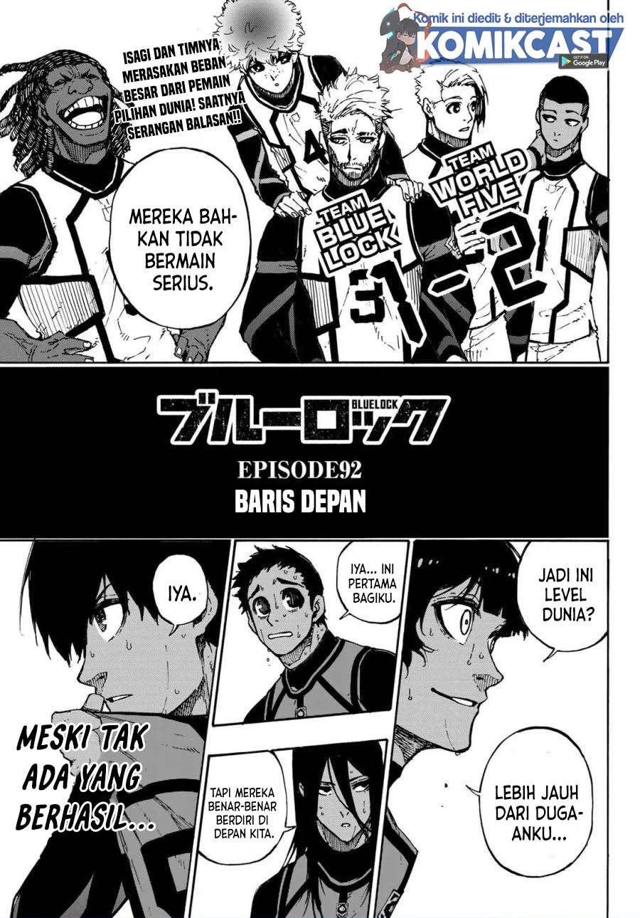Blue Lock Chap 92 - Next Chap 93
