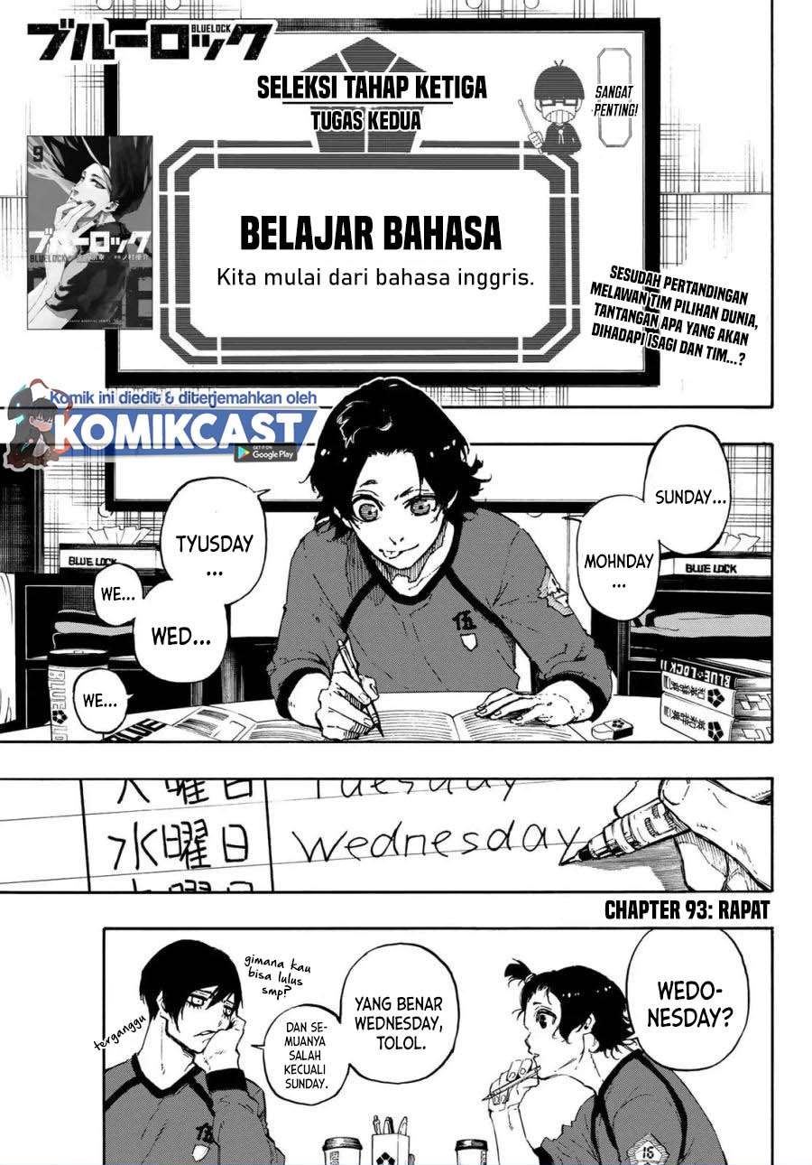 Blue Lock Chap 93 - Next Chap 94