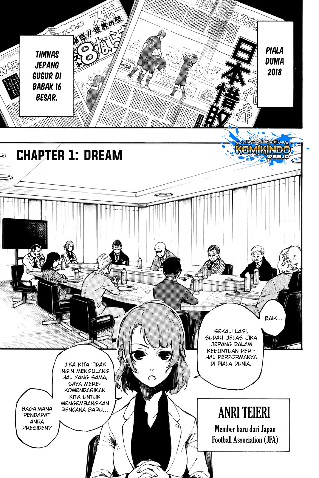 Blue Lock Chap 1 - Next Chap 2