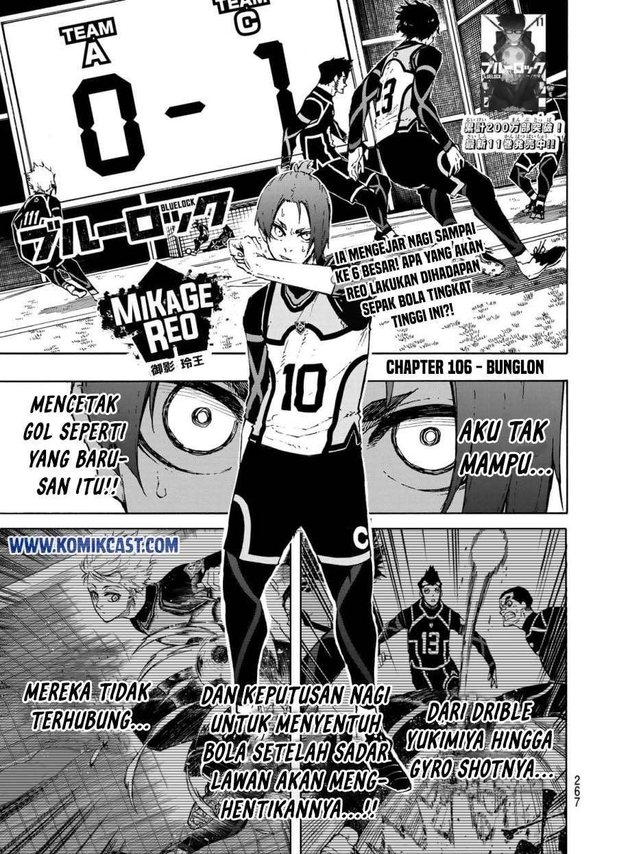 Blue Lock Chap 106 - Next Chap 107