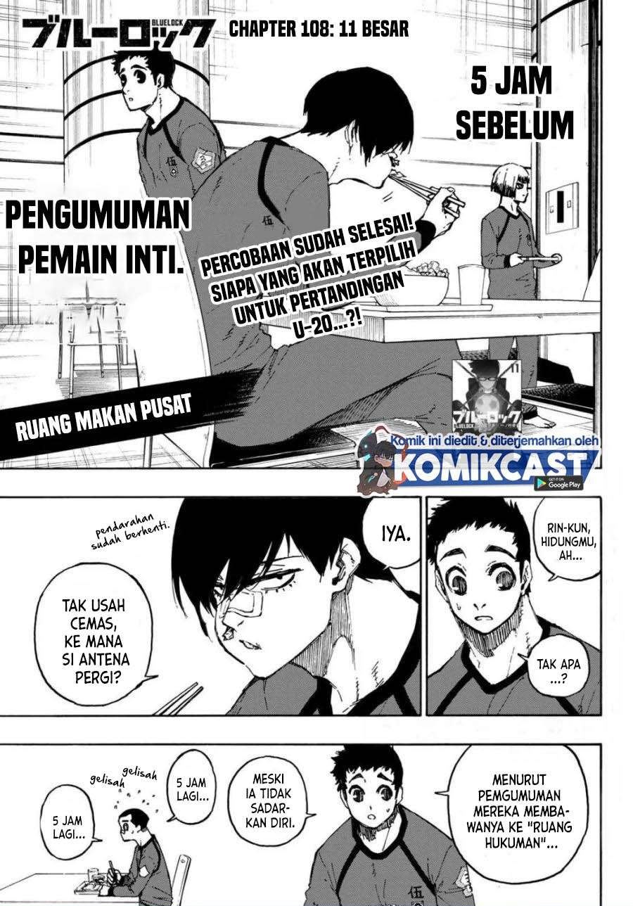 Blue Lock Chap 108 - Next Chap 109