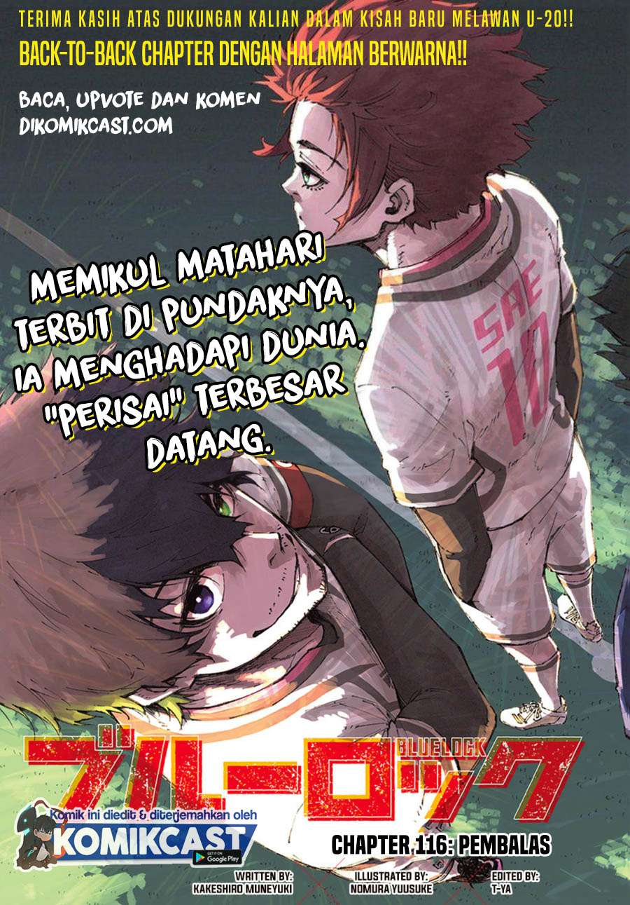 Blue Lock Chap 116 - Next Chap 117