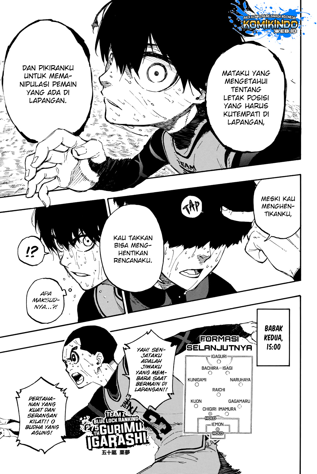 Blue Lock Chap 12 - Next Chap 13