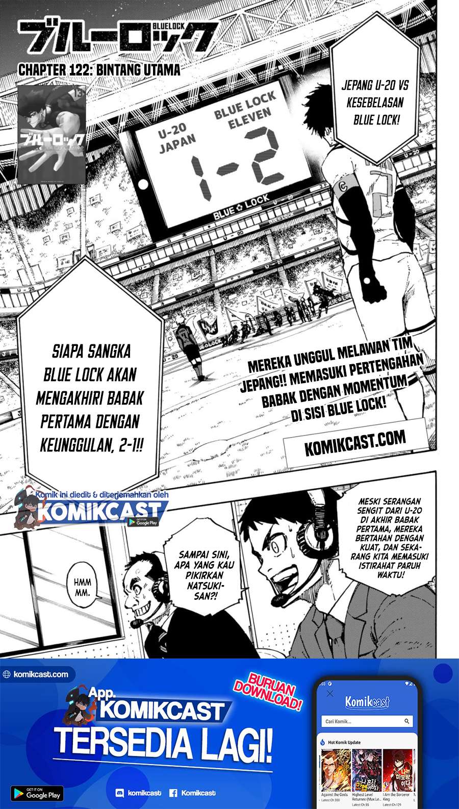 Blue Lock Chap 122 - Next Chap 123