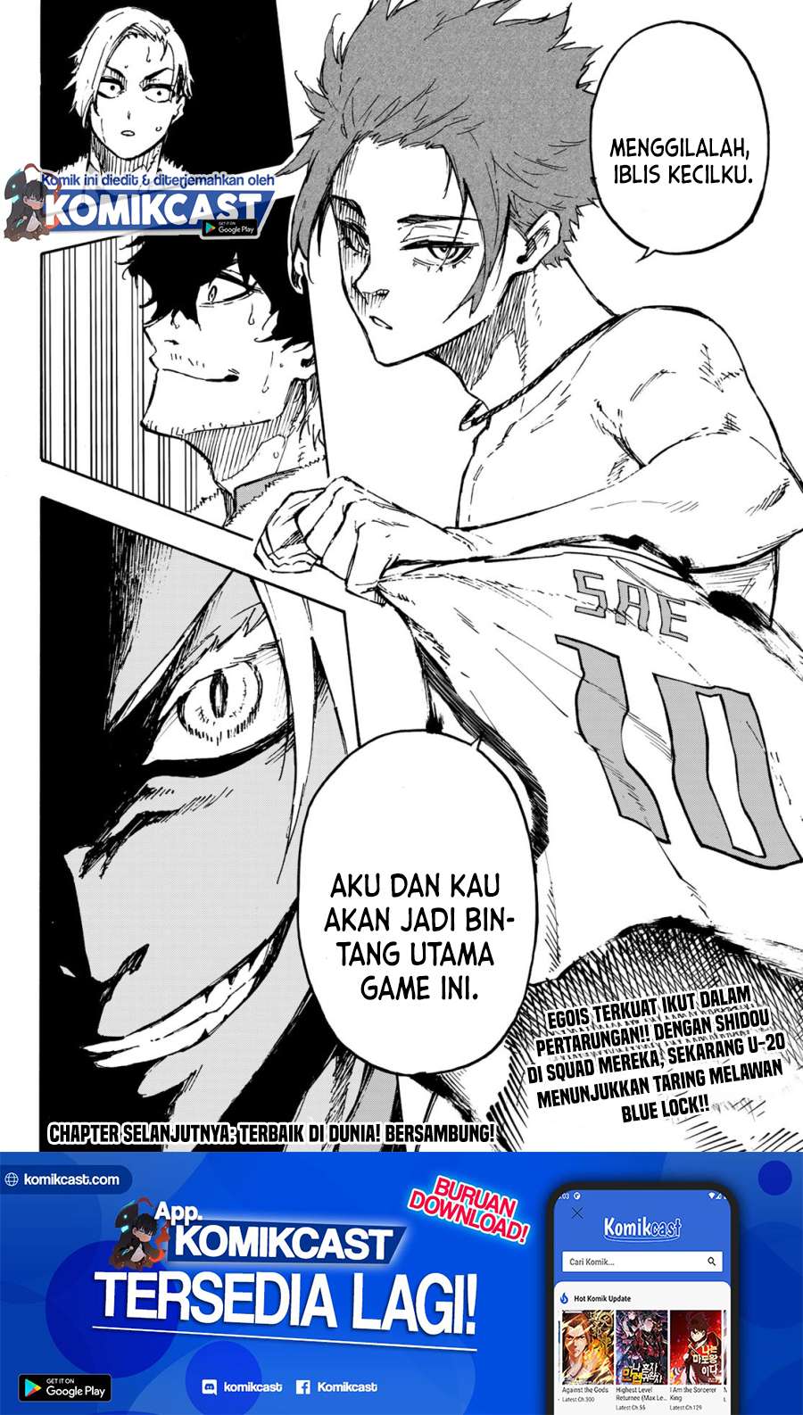 Blue Lock Chap 122 - Next Chap 123