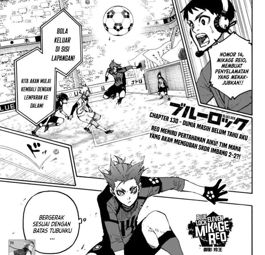 Blue Lock Chap 130 - Next Chap 131