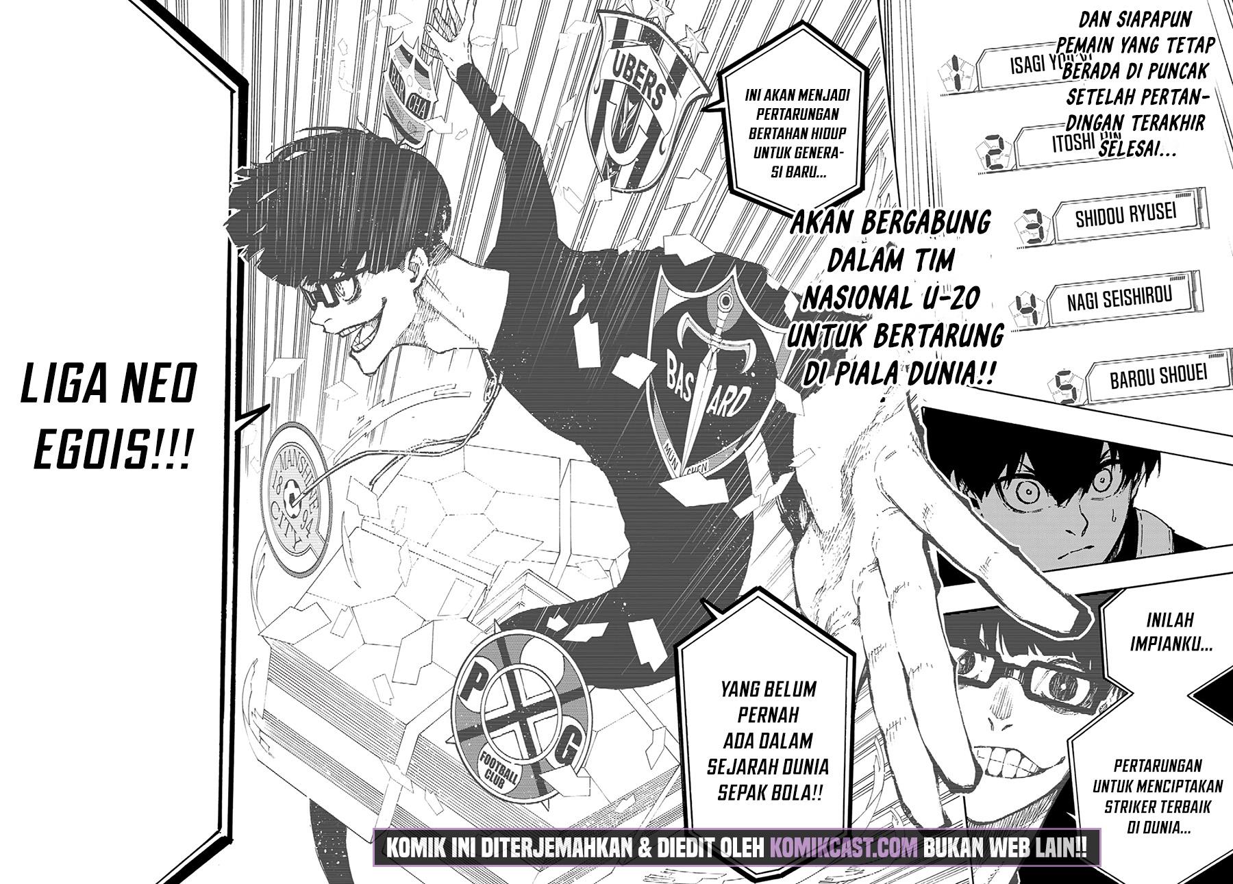 Blue Lock Chap 155 - Next Chap 156