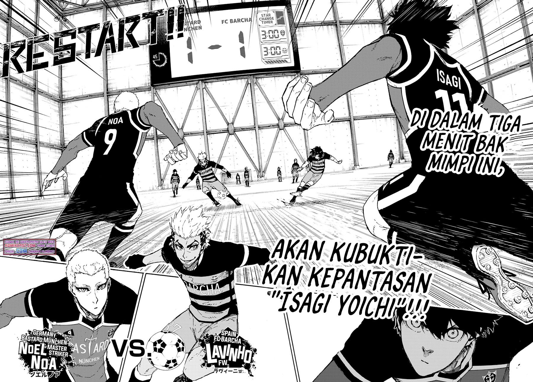 Blue Lock Chap 164 - Next Chap 165