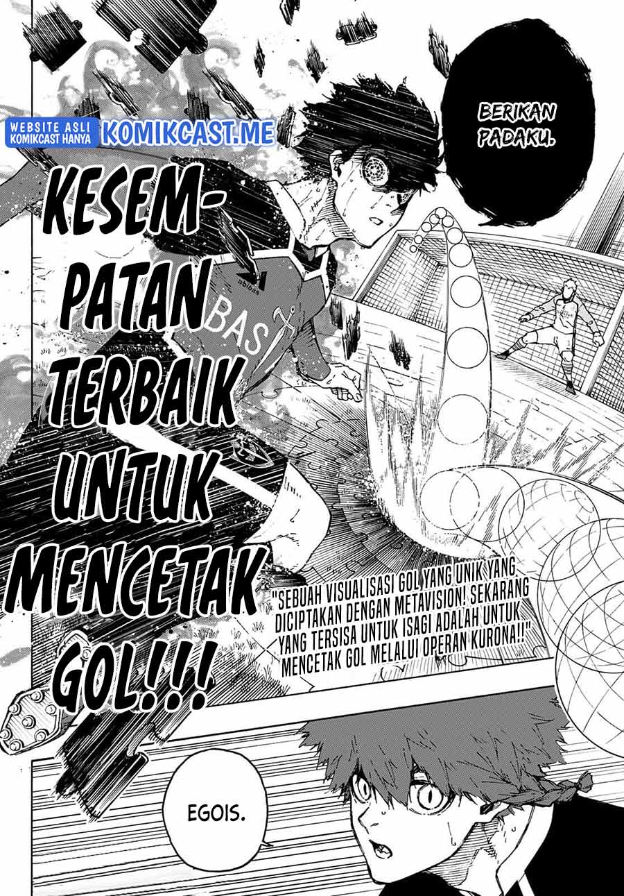 Blue Lock Chap 184 - Next Chap 185