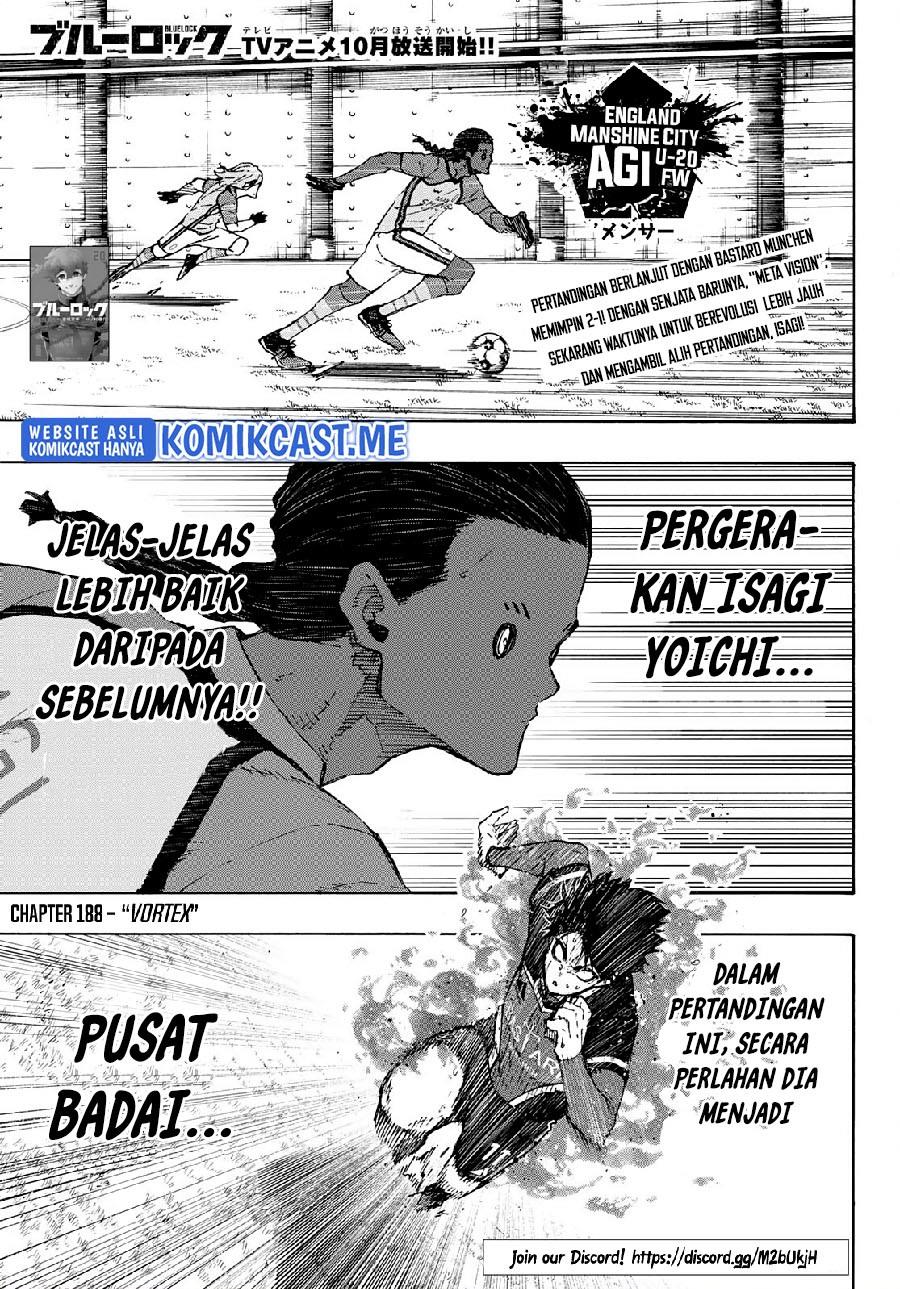 Blue Lock Chap 188 - Next Chap 189