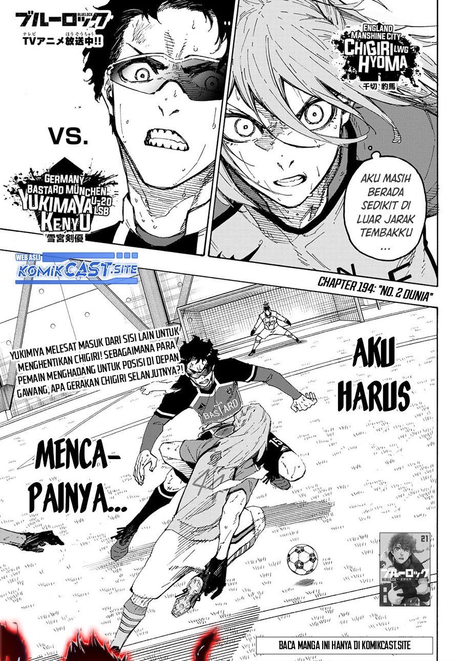 Blue Lock Chap 194 - Next Chap 195