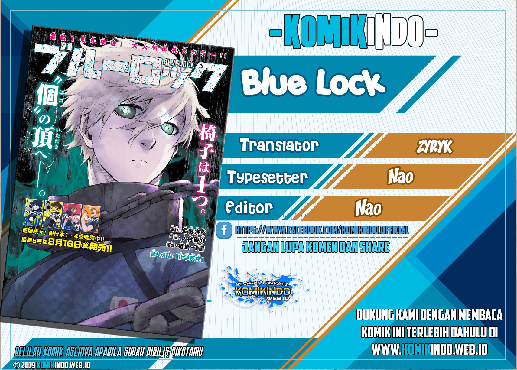Blue Lock Chap 19 - Next Chap 20