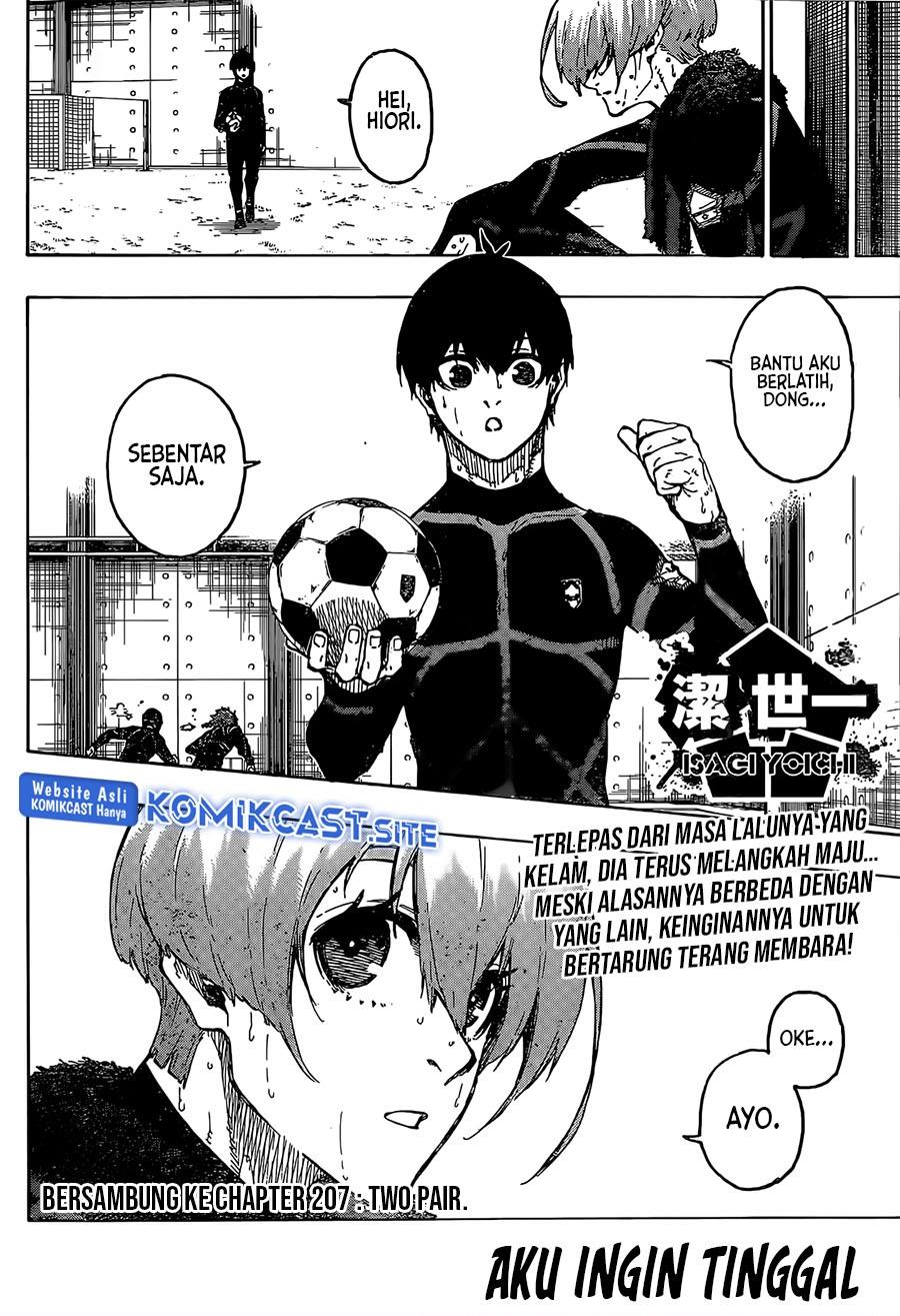 Blue Lock Chap 206 - Next Chap 207