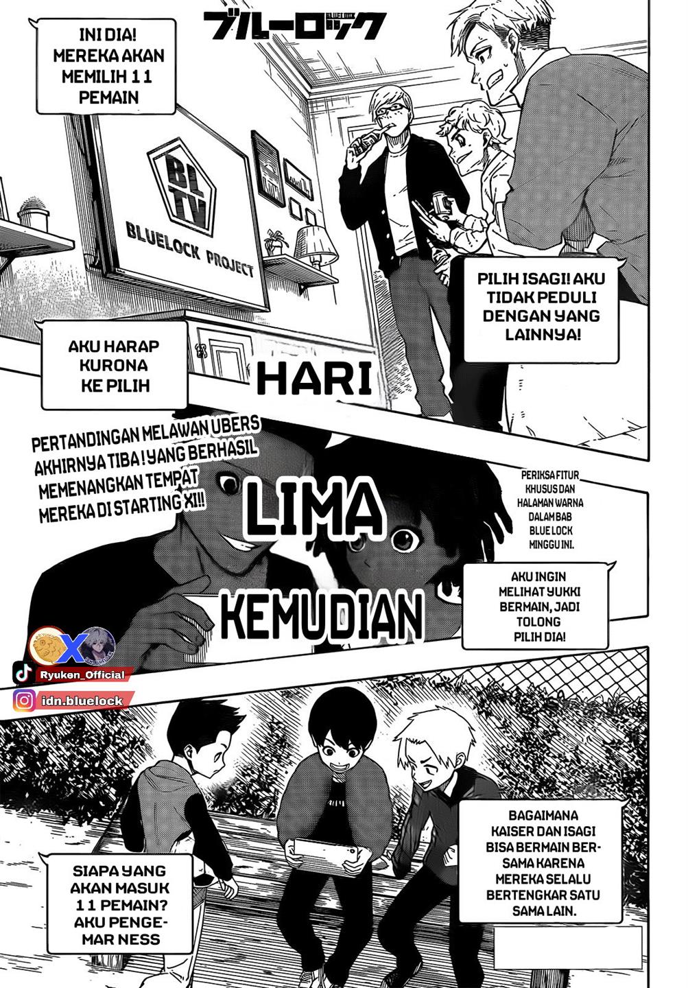 Blue Lock Chap 209 - Next Chap 210