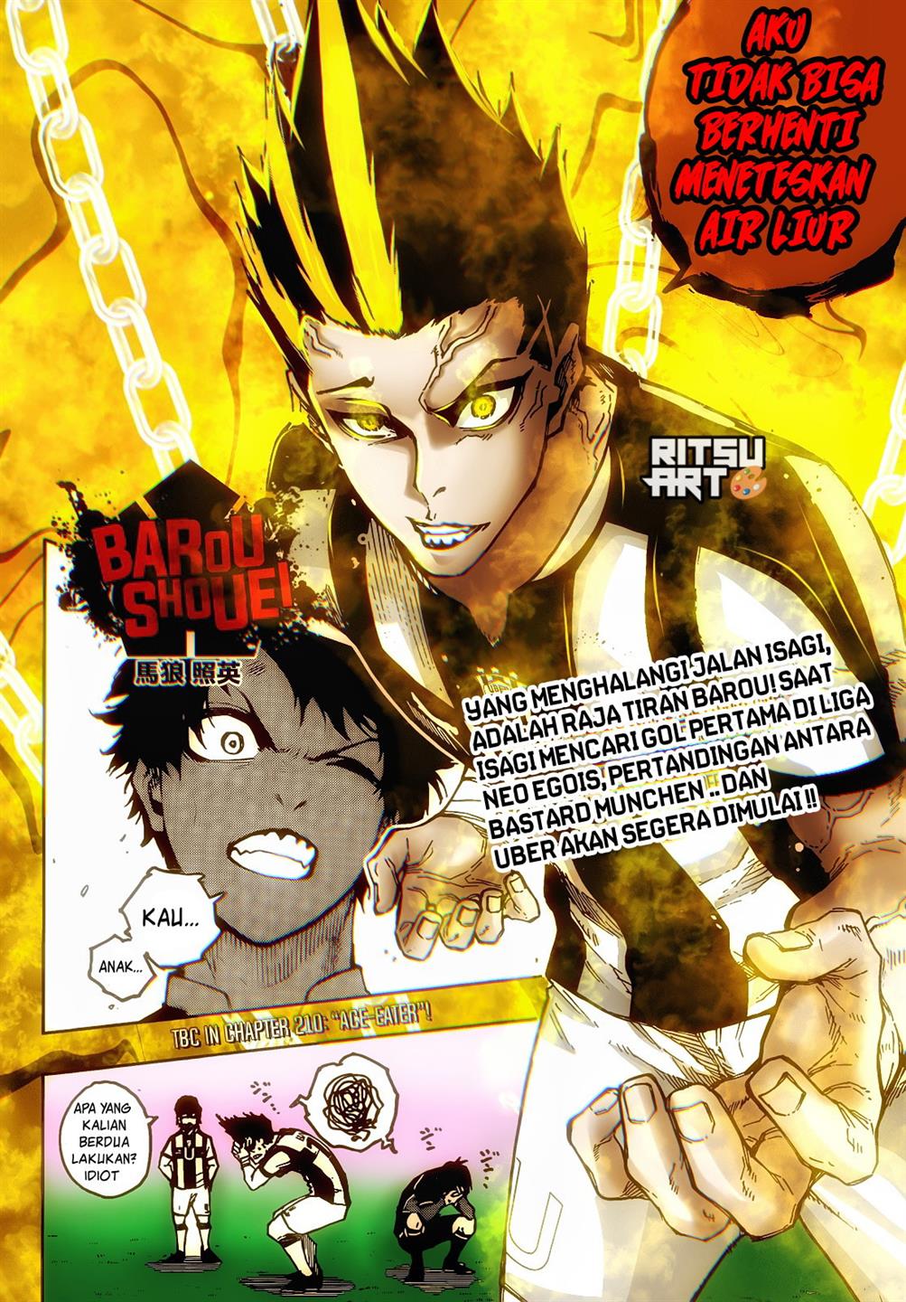 Blue Lock Chap 209 - Next Chap 210