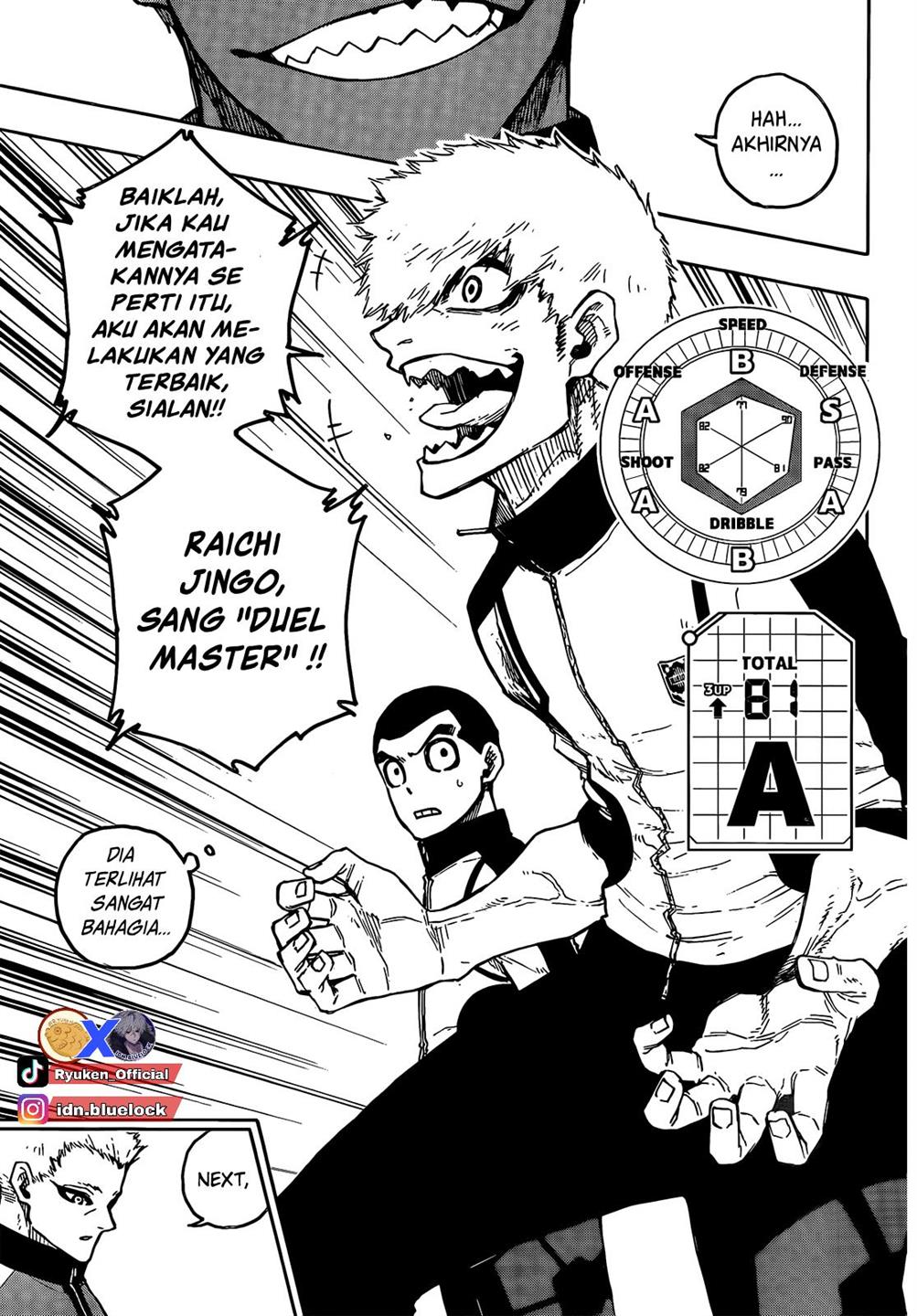 Blue Lock Chap 209 - Next Chap 210